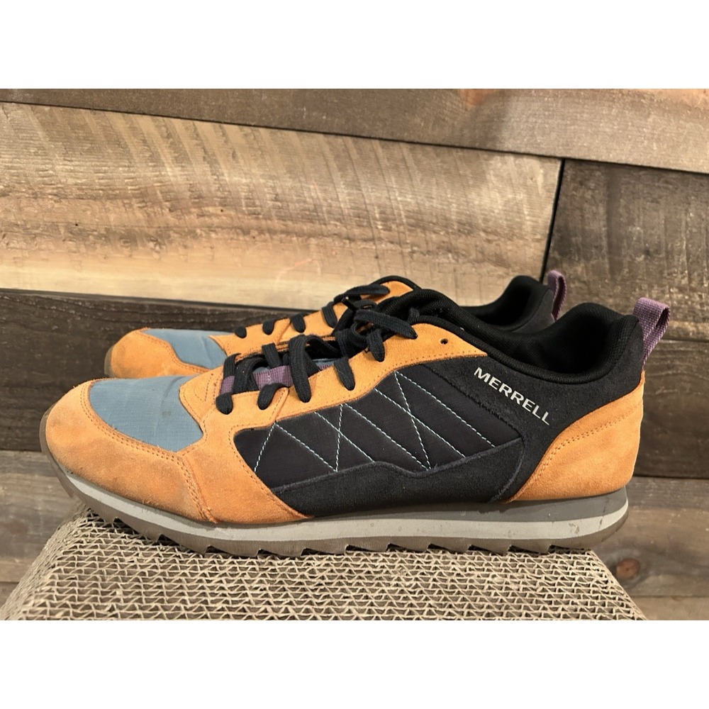 Mens Merrell Alpine Sneaker Exuberance J003271 Retro Style 13 Orange Black